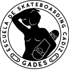 Logo escuela skateboarding gades